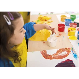 Ujjfesték EBERHARD FABER 6x40ml tégelyes