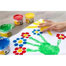 Ujjfesték EBERHARD FABER 6x40ml tégelyes