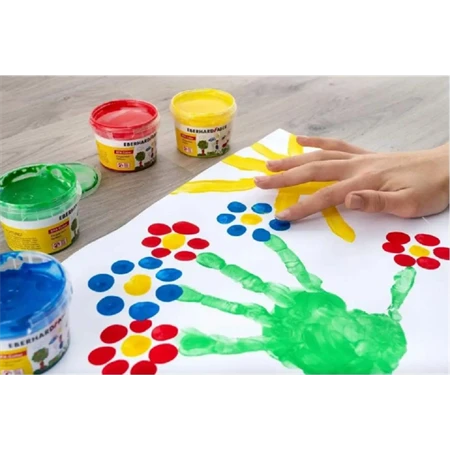 Ujjfesték EBERHARD FABER 6x40ml tégelyes