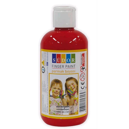 Ujjfesték SÜDOR 250ml piros