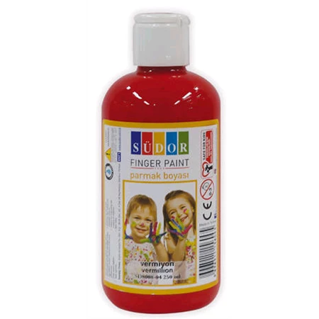 Ujjfesték SÜDOR 250ml piros