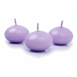 Úszó gyertya, 4cm, lila, 1db