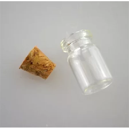 Üveg parafadugóval 1,2x2cm 50db/csomag