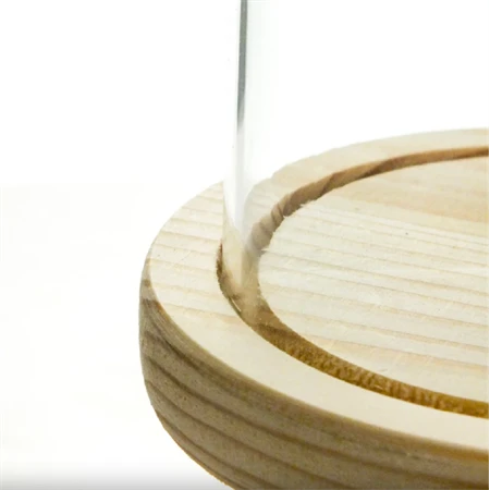 Üvegbúra fa talpon 11x15mm