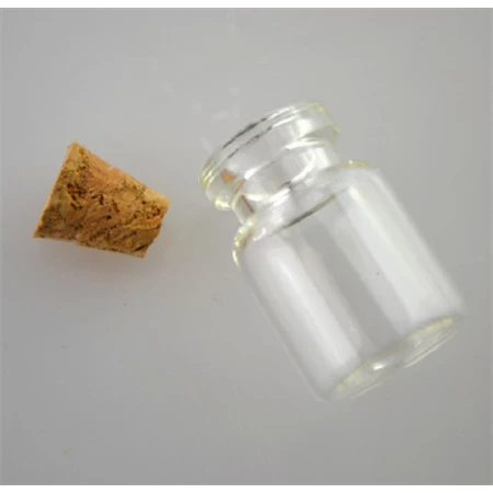 Üveg parafadugóval 1,5x2,2cm