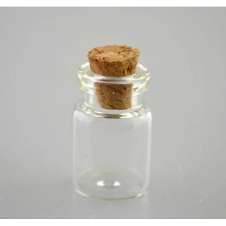 Üveg parafadugóval 1,5x2,2cm