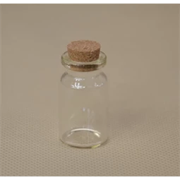 Üveg parafadugóval, 2,2x4cm