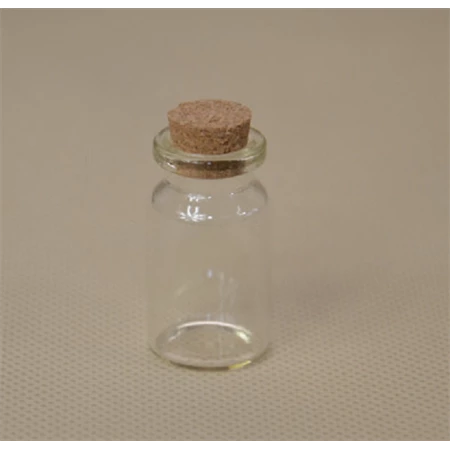 Üveg parafadugóval, 2,2x4cm