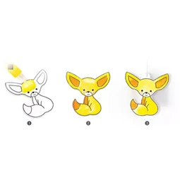 Üvegmatrica festék készlet AMOS 6x10.5ml+ 6db állatos fényvarázs forma