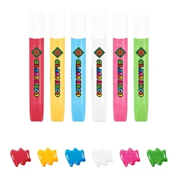 Üvegmatrica festék készlet AMOS 6x10,5ml+ 6db hercegnős fényvarázs forma