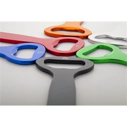 Üvegnyitó újrahasznosított alumínium 8,5 x 3,8 x 0,3 cm piros