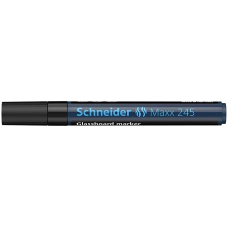 Üvegtábla marker, 1-3 mm, SCHNEIDER  Maxx 245, fekete