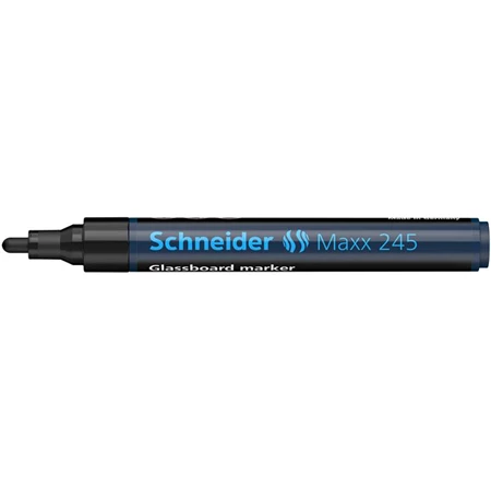 Üvegtábla marker, 1-3 mm, SCHNEIDER  Maxx 245, fekete
