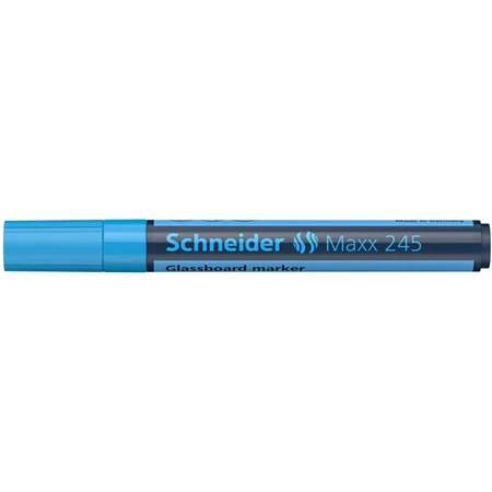 Üvegtábla marker, 1-3 mm, SCHNEIDER  Maxx 245, kék