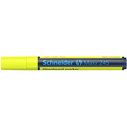 Üvegtábla marker, 1-3 mm, SCHNEIDER  Maxx 245, sárga