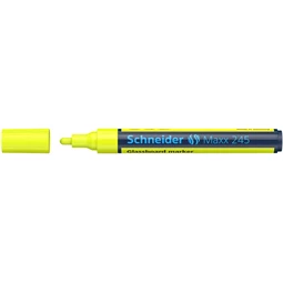 Üvegtábla marker, 1-3 mm, SCHNEIDER  Maxx 245, sárga