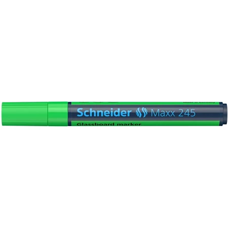 Üvegtábla marker, 1-3 mm, SCHNEIDER  Maxx 245, zöld