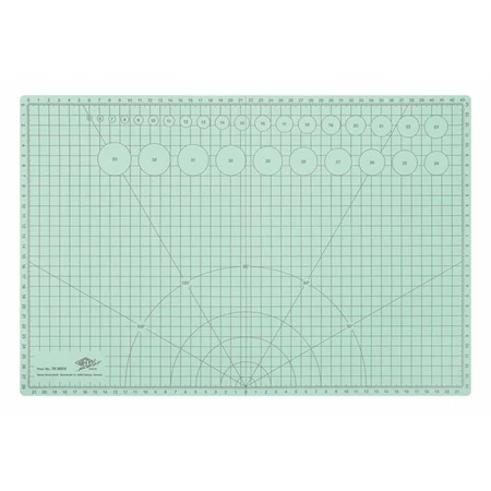 Vágóalátét, barkácsoláshoz, összehajtható, A3/A4, WEDO, zöld