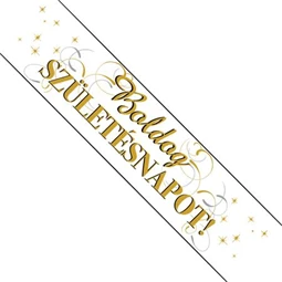 Vállszalag  Boldog Születésnapot elegáns