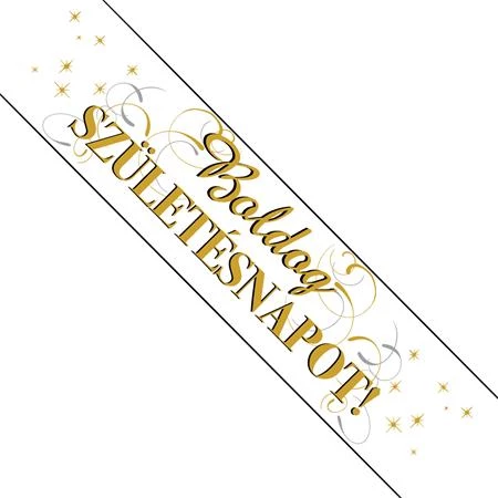 Vállszalag  Boldog Születésnapot elegáns