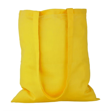 Vászontáska hosszúfülű 36x40cm 100 g/m2 pamut, sárga színű