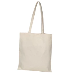Vászontáska hosszúfülű 38x42x0,3cm 220g/m2 220g/m2 biopamutból készült, GOTS minősítéssel.