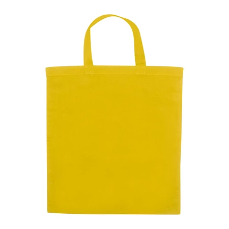 Vászontáska rövidfülű 38x42x0,2cm OEKO-TEX 140g/m2 pamut, sárga