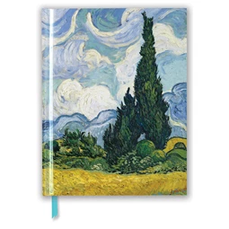 Skicckönyv rajzpapír A/4 Punch Studio Van Gogh Wheat Field Cypresses 72lap keményfedeles