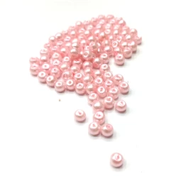 Viaszgyöngy 4mm rózsaszín ( tekla )