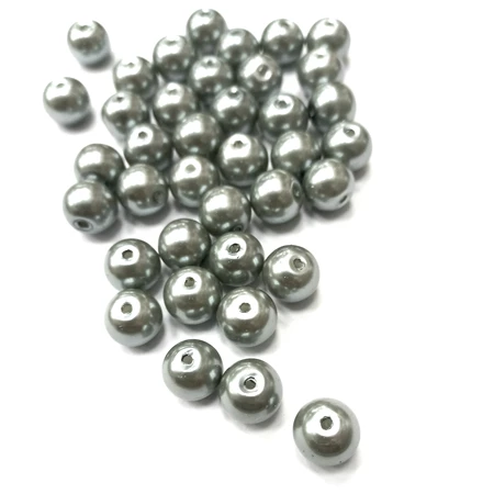 Viaszgyöngy 6mm ezüst ( tekla )