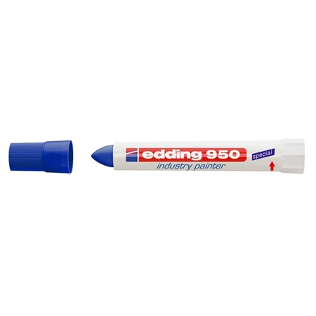 Viaszos paszta jelölő marker EDDING 950  kb. 10mm, kék