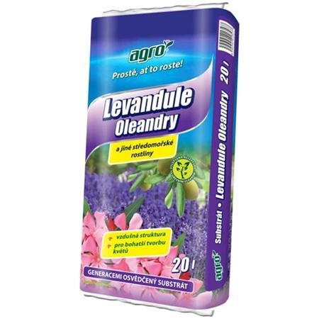 Virágföld AGRO leander és levendula 20l