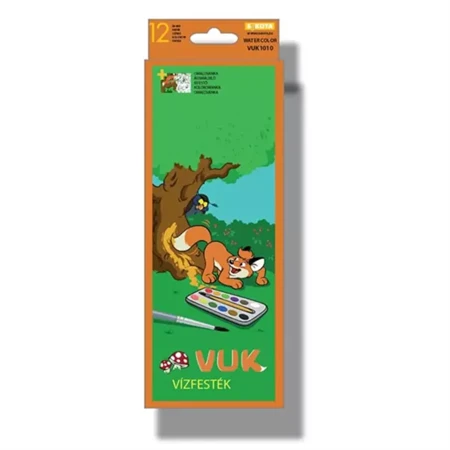 Vízfesték készlet 12db-os SAKOTA 28mm-es korong, VUK minta