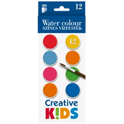 Vízfesték készlet 12db-os ICO Creative Kids 28mm-es