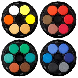 Vízfesték készlet 24db-os Anilinky KOH-I-NOOR 174507 BRILLANT AQUARELL kerek