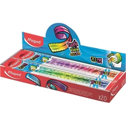 Vonalzó 20 cm MAPED Twist`n Flex, műanyag, törhetetlen Flex Decor Animals, vegyes színek