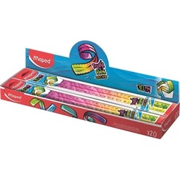 Vonalzó 30 cm MAPED Twist`n Flex Decor műanyag