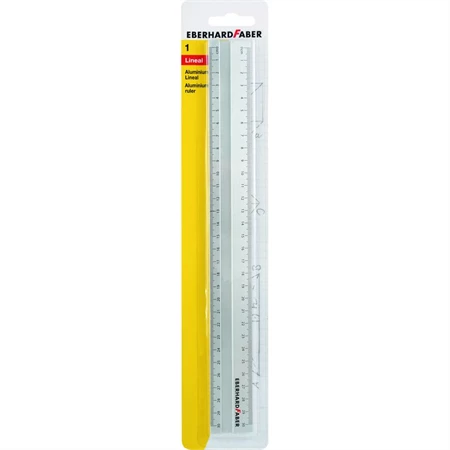 Vonalzó 30 cm aluminium Eberhard Faber