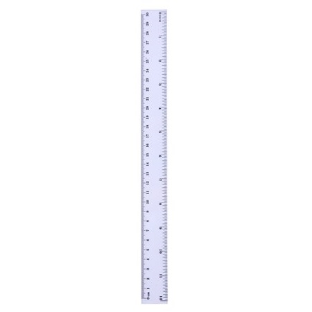 Vonalzó 30 cm átlátszó