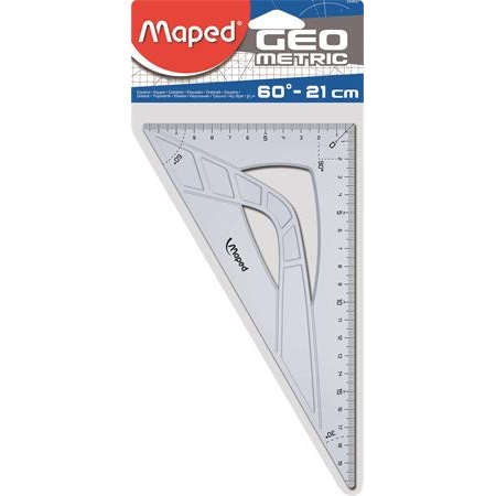 Vonalzó háromszög 60° 21 cm MAPED Graphic