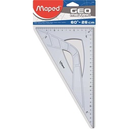Vonalzó háromszög 60° 26 cm MAPED Graphic
