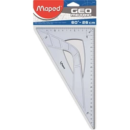 Vonalzó háromszög 60° 26 cm MAPED Graphic