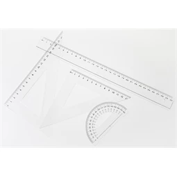 Vonalzó készlet 4db-os NEBULO nagy