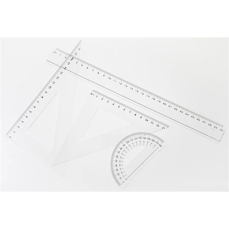 Vonalzó készlet 4db-os NEBULO nagy