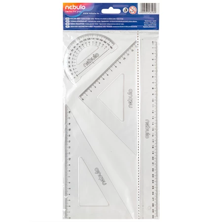 Vonalzó készlet 4db-os NEBULO nagy