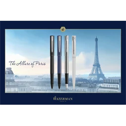 WATERMAN Allure Core golyóstoll fekete, ezüst klipsz