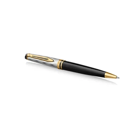 WATERMAN Expert Deluxe REFLECTIONS OF PARIS golyóstoll fekete test+arany-ezüst klipsz