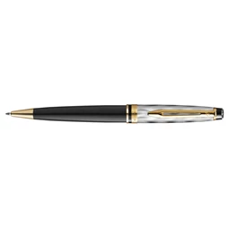 WATERMAN Expert Deluxe REFLECTIONS OF PARIS golyóstoll fekete test+arany-ezüst klipsz