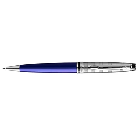 WATERMAN Expert Deluxe golyóstoll 2019 kék test+ezüst klipsz