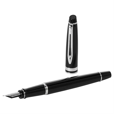 WATERMAN Expert III. töltőtoll lakk fekete test+ezüst klipsz